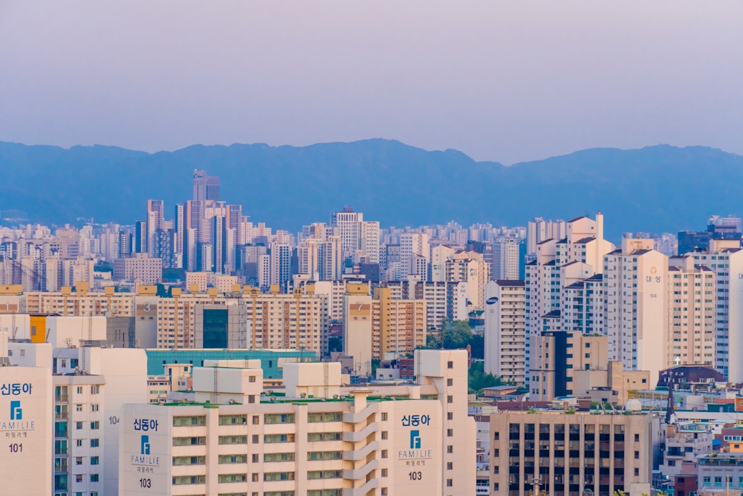 Seoul cityscape showing the dense urban area within range of North Korean artillery