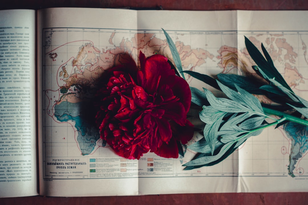 Vintage map representing the historical origins of folklore.