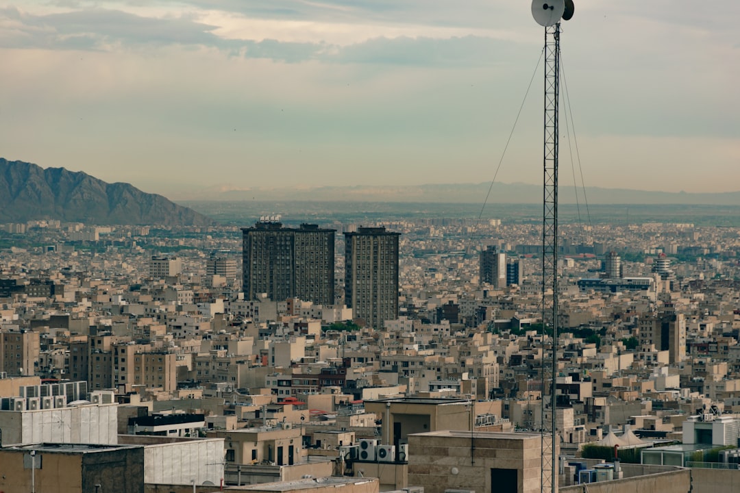 Tehran urban surveillance infrastructure showing the extensive camera network used for traffic monitoring