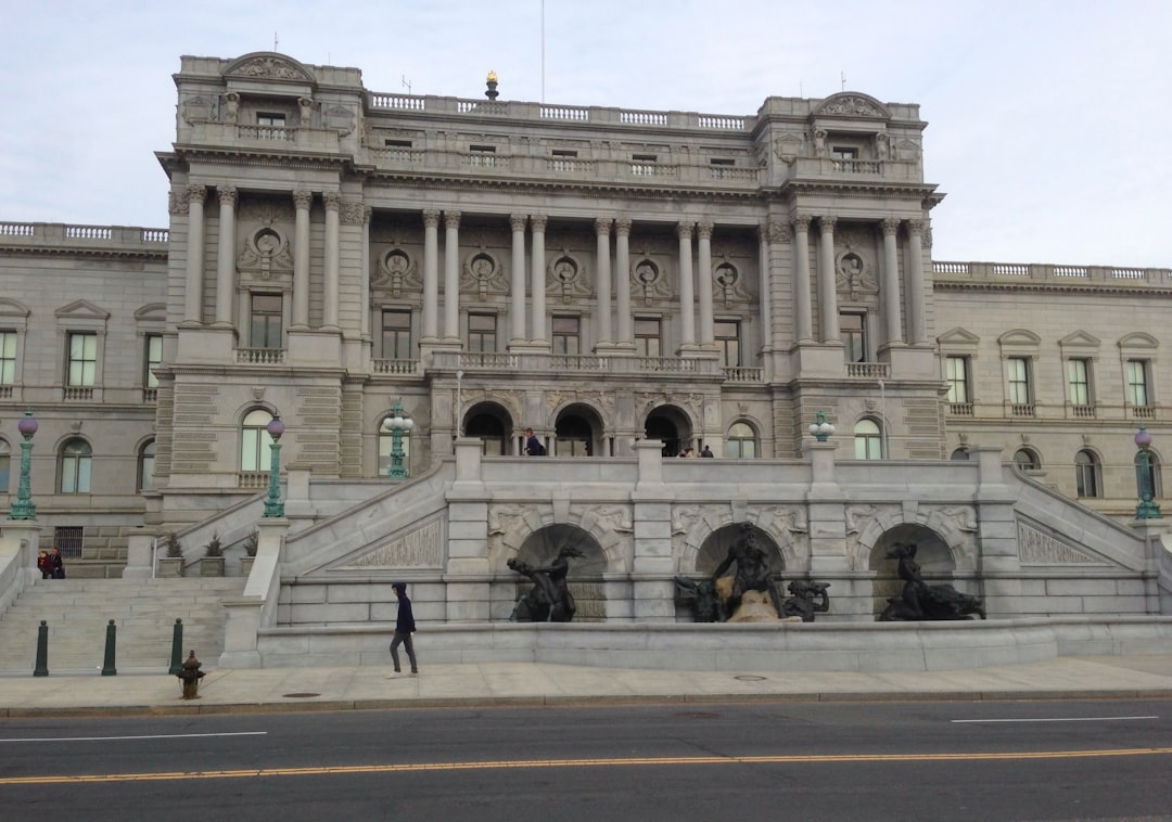 Federal courthouse steps in Washington DC