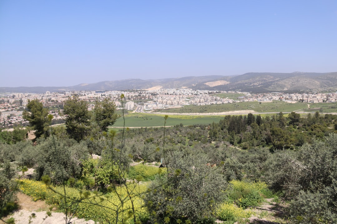 View of the northern Israeli border region.